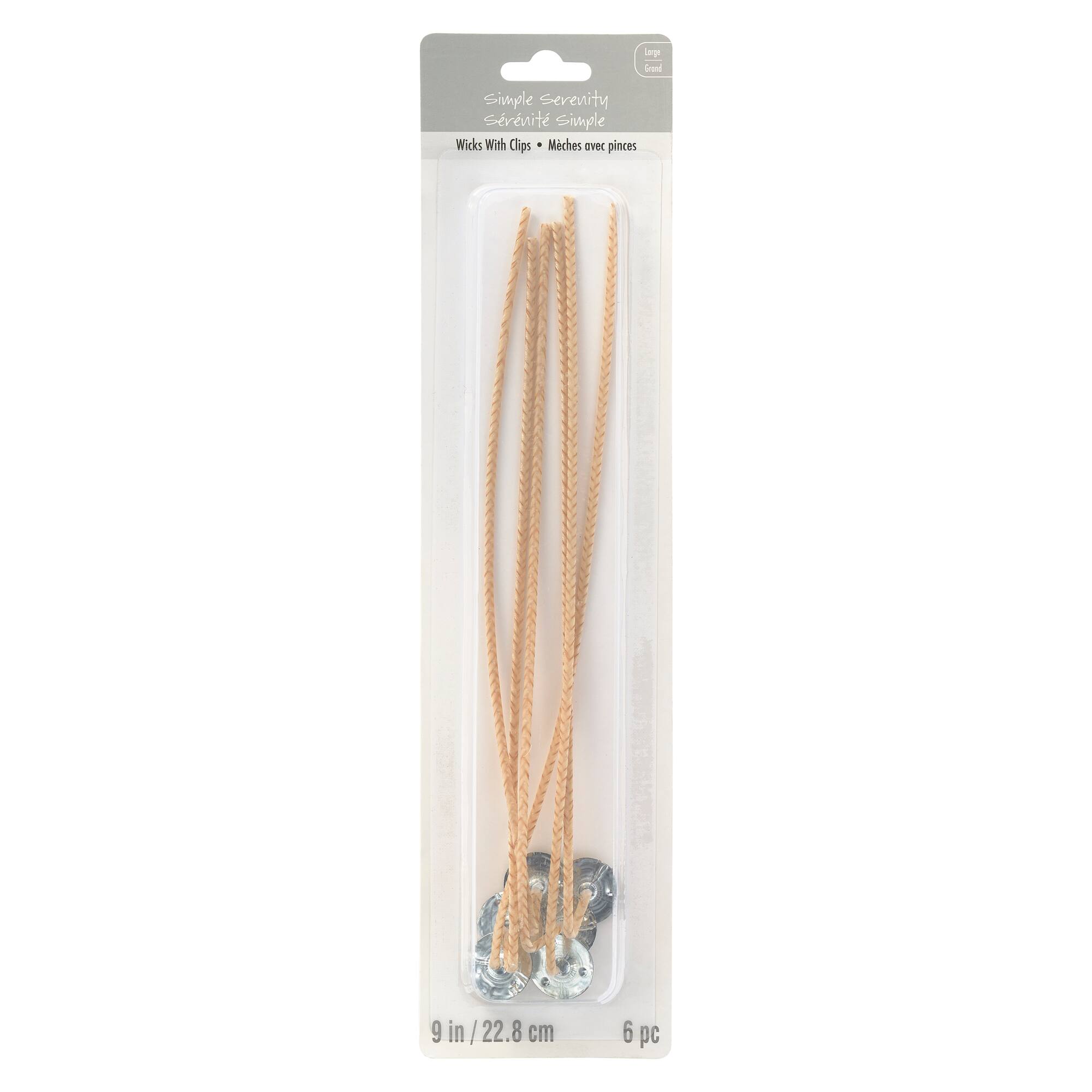 12 Packs: 6 ct. (72 total) Wicks with Clips by Make Market